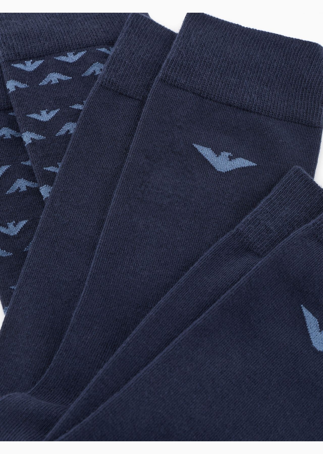 Three-pack of socks with jacquard eagle pattern - 2