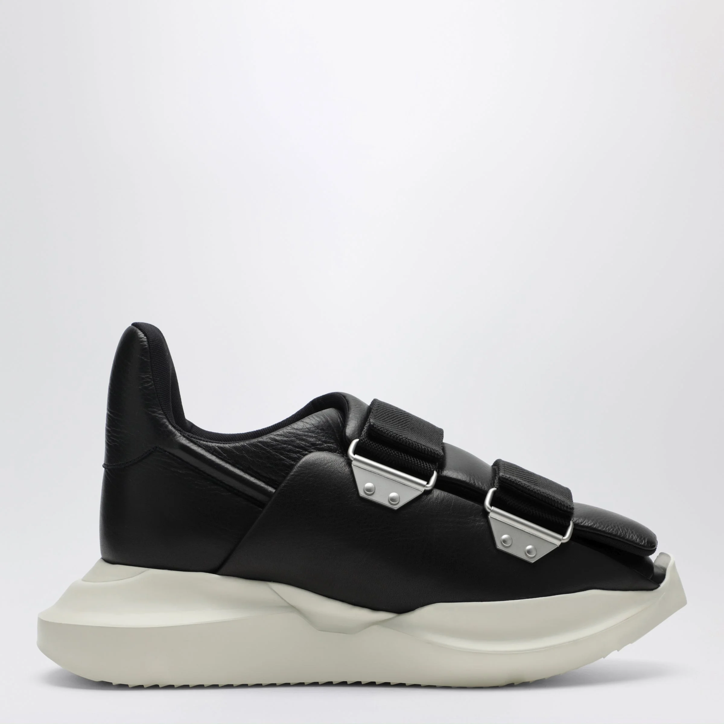 Temple Burrito Geth sneakers in black leather - 1