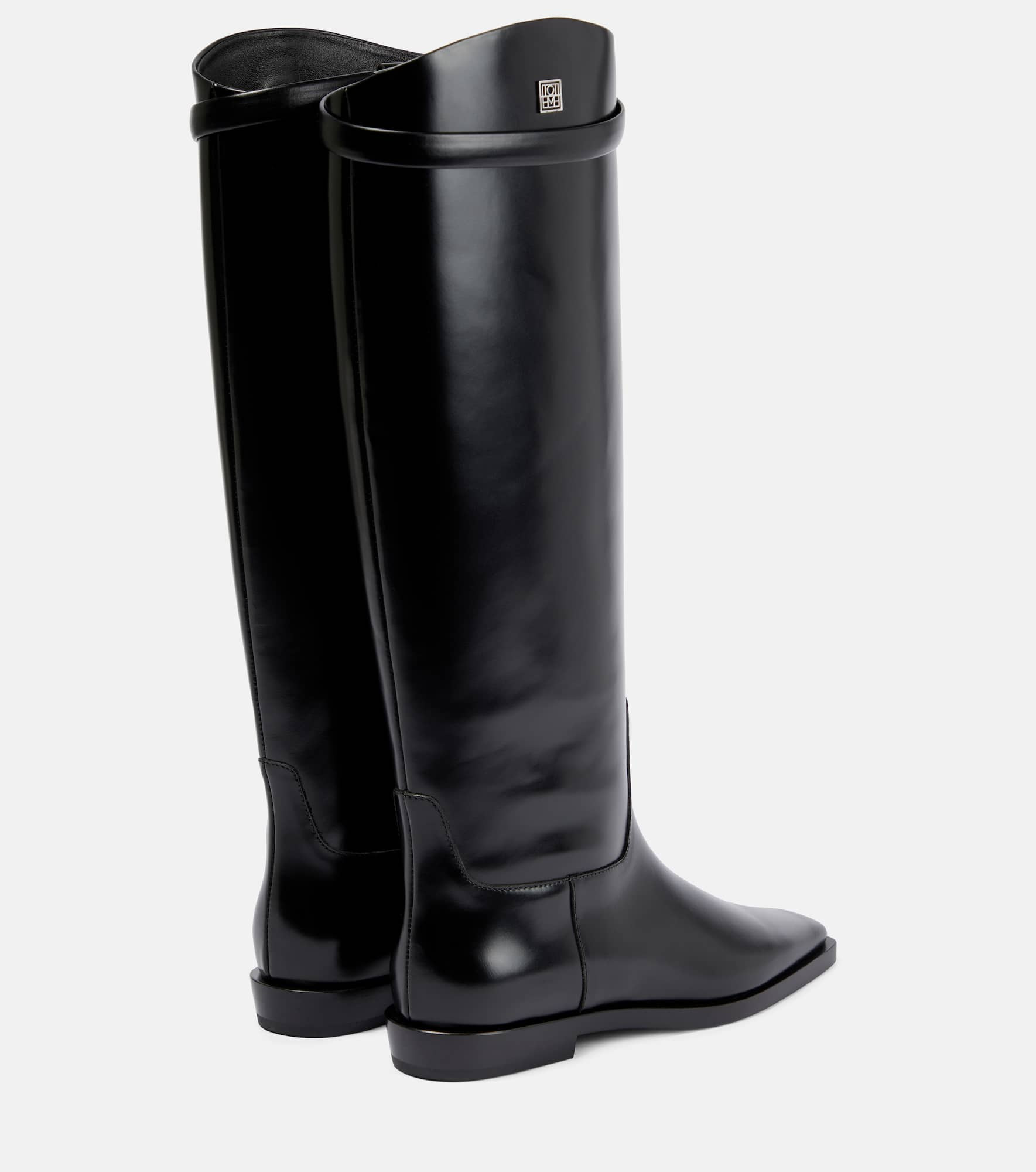 Leather knee-high boots - 3