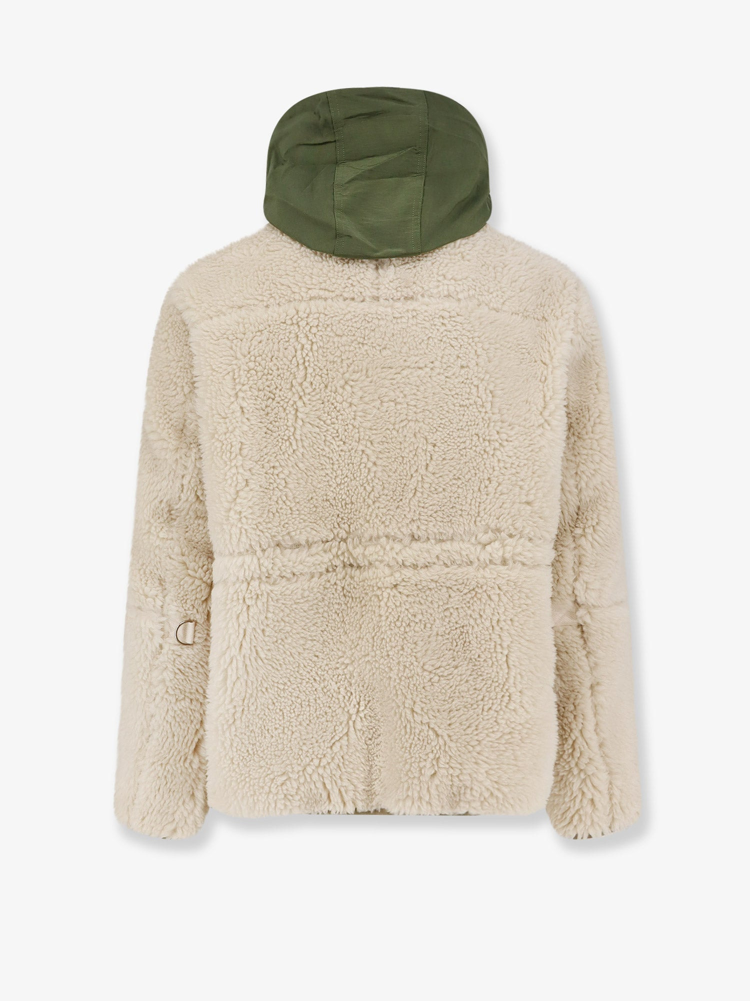 Sacai Eco Shearling And Nylon Jacket - 2