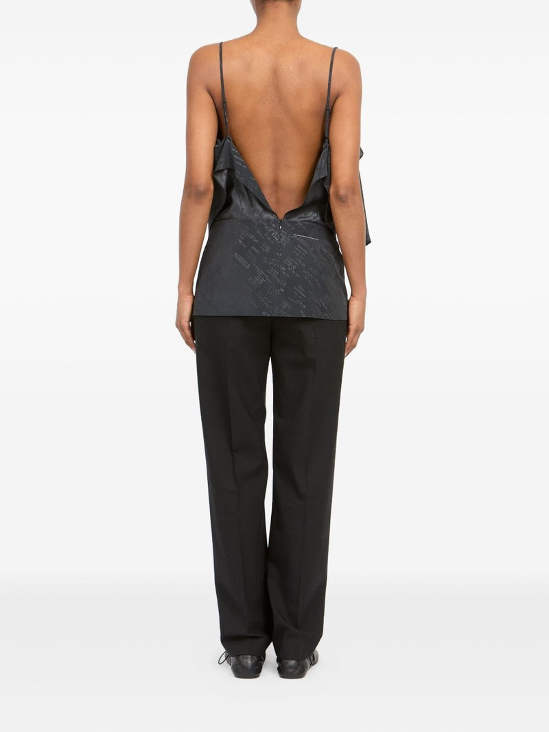ruffled open back top 4