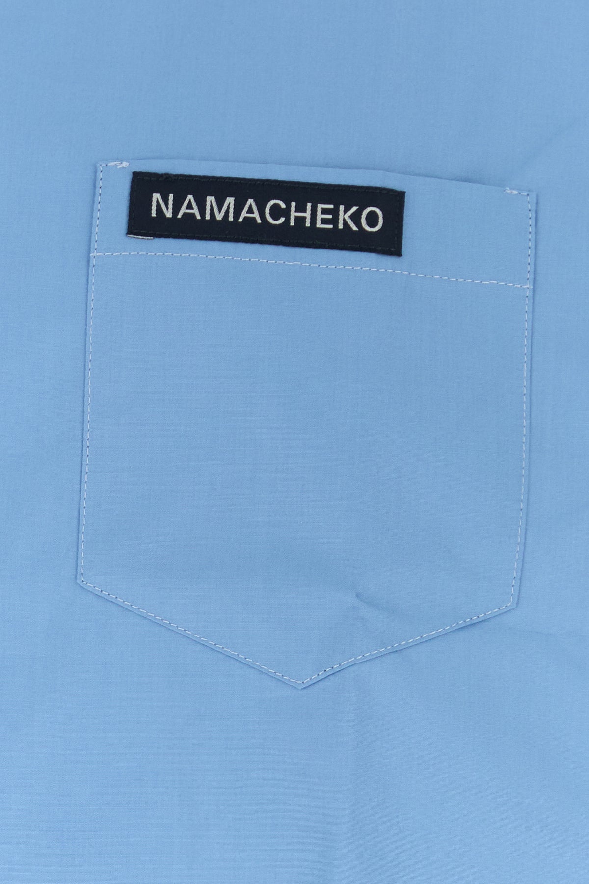 Cerulean blue poplin Guardia shirt - 3