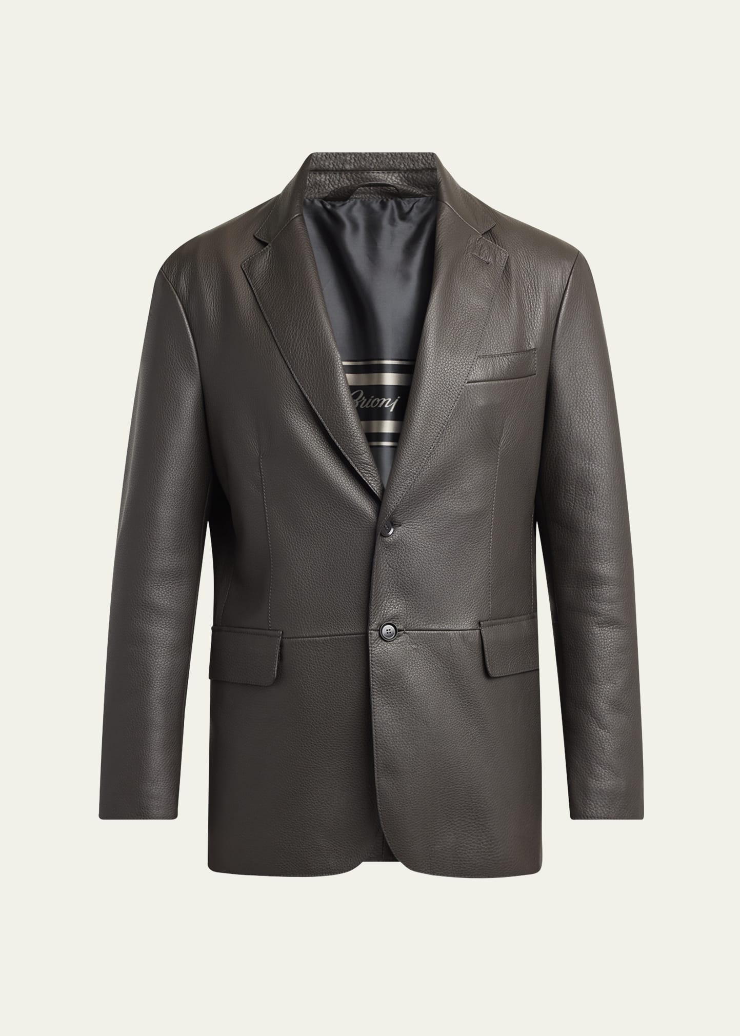 Men's Monti Deerskin Single-Breasted Blazer - 1
