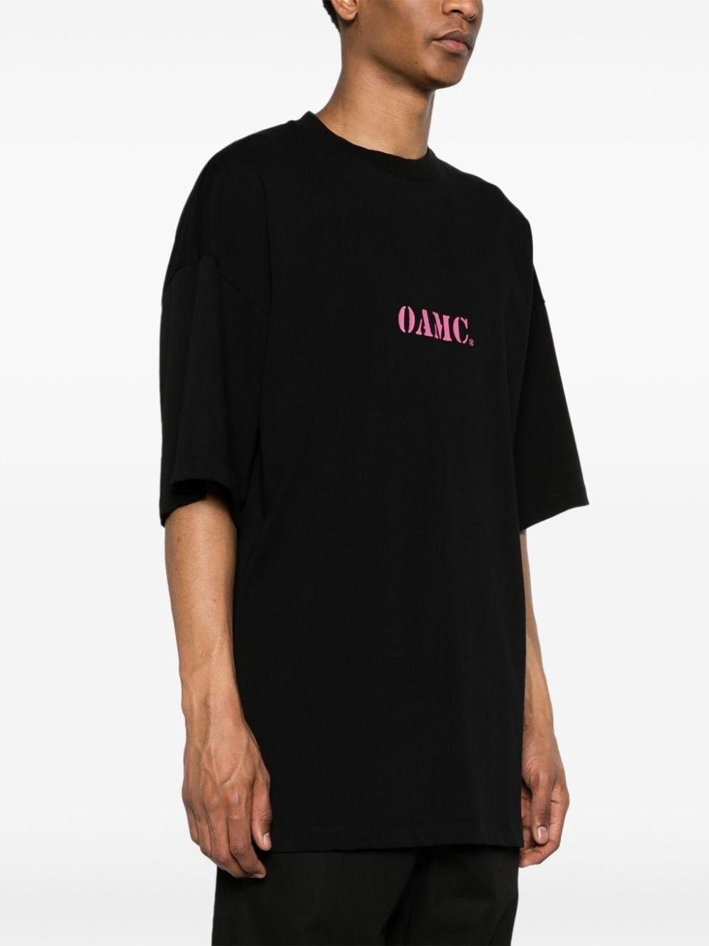 logo-print cotton T-shirt - 4