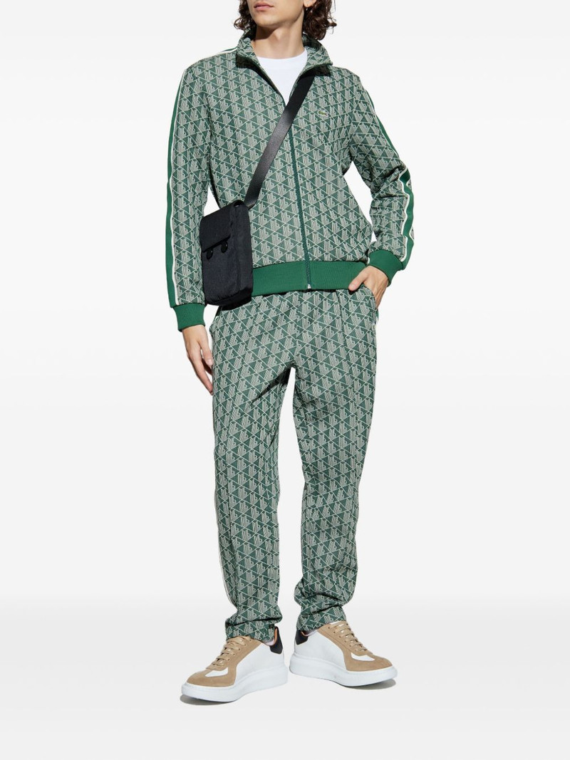 LACOSTE monogram 인쇄 궤도 바지 outlook
