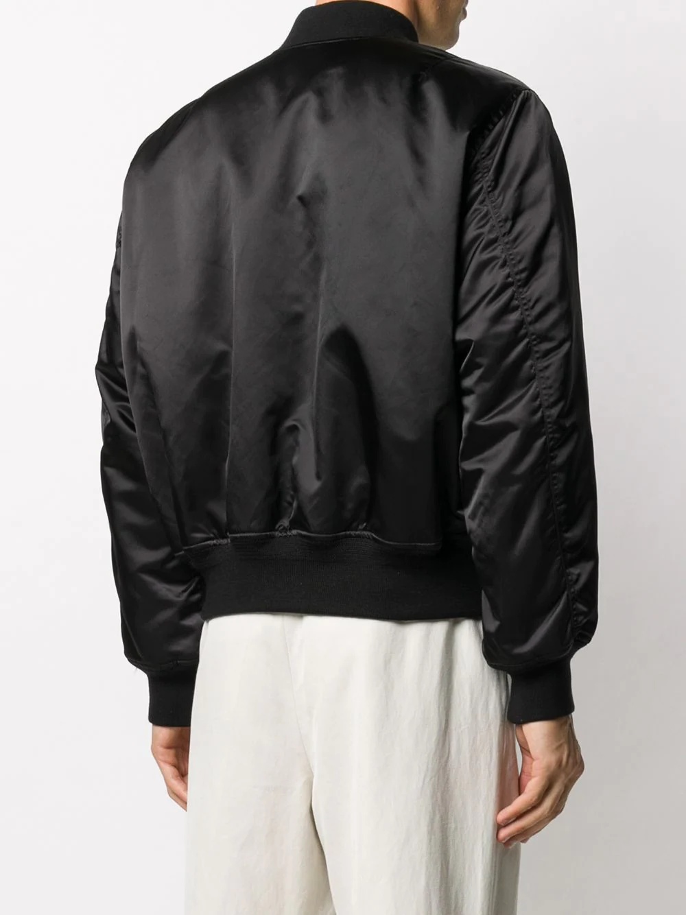 logo patch bomber jacket - 4