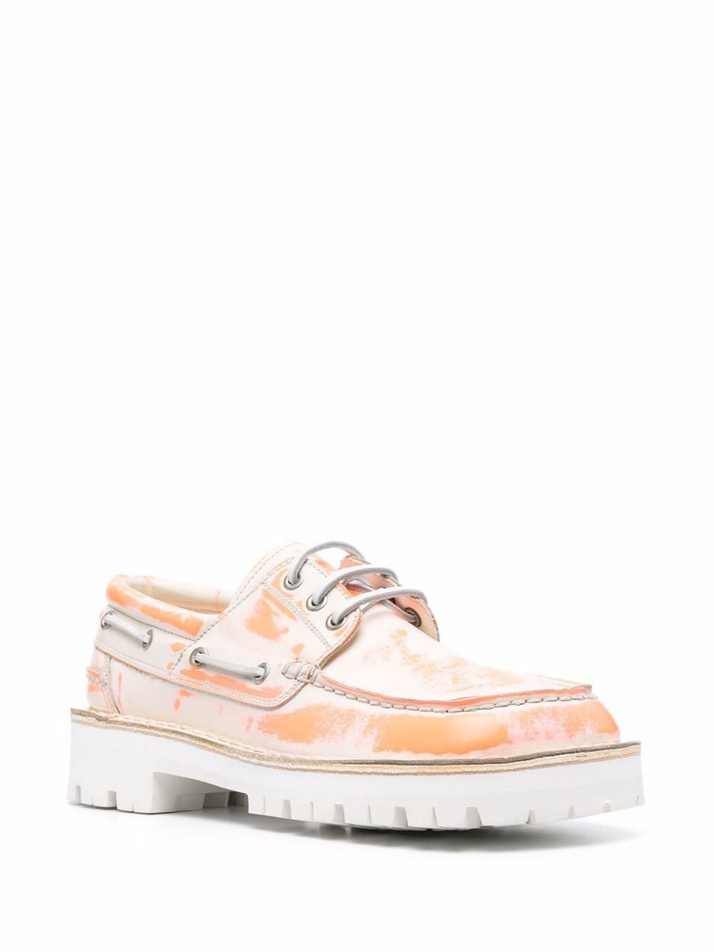 CAMPERLAB Eki tie-dye loafers outlook