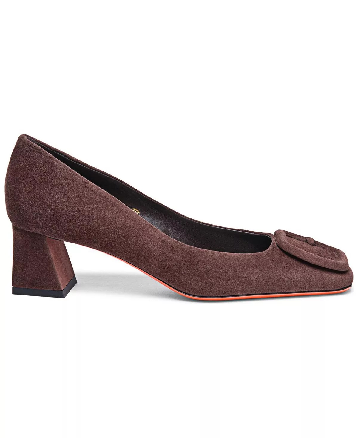 Women's Hasmig Tonal Buckle Suede Pump - 1