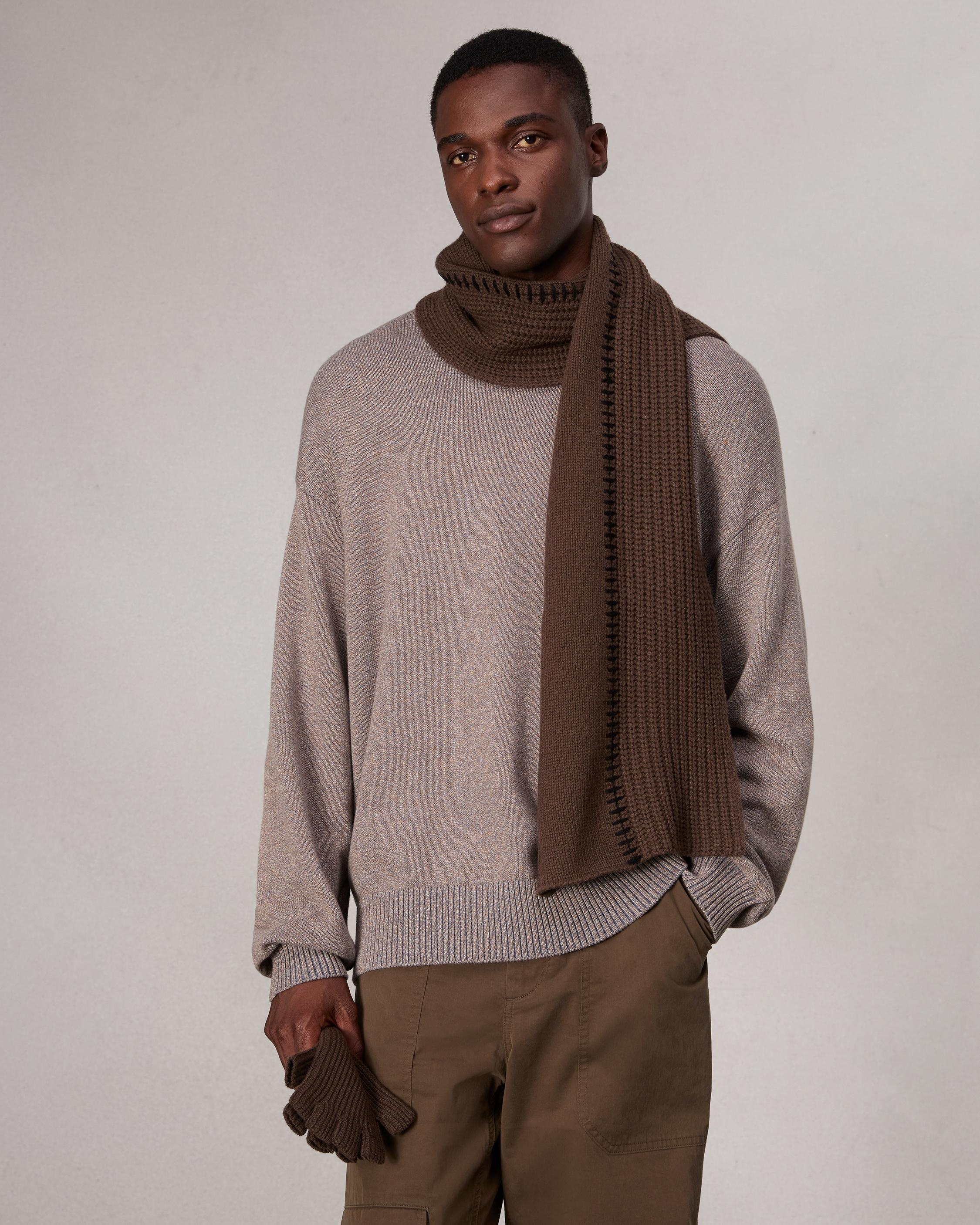 Marled Cotton Sweater - 2