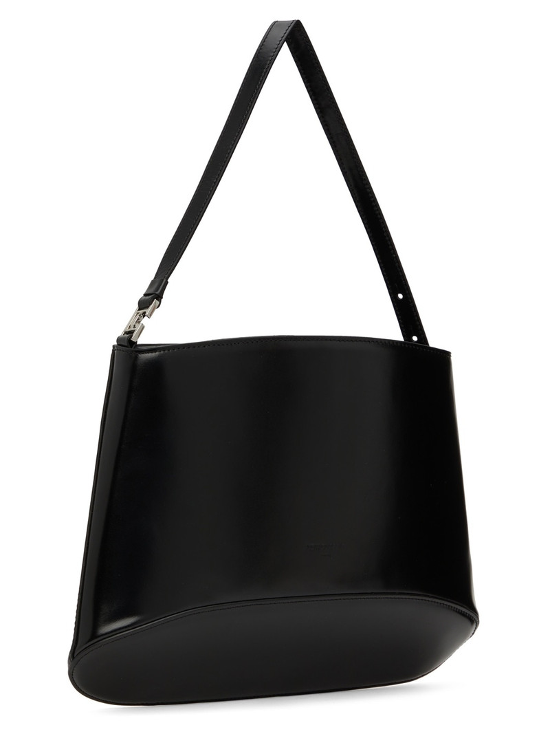 Black Leather Shoulder Bag 2