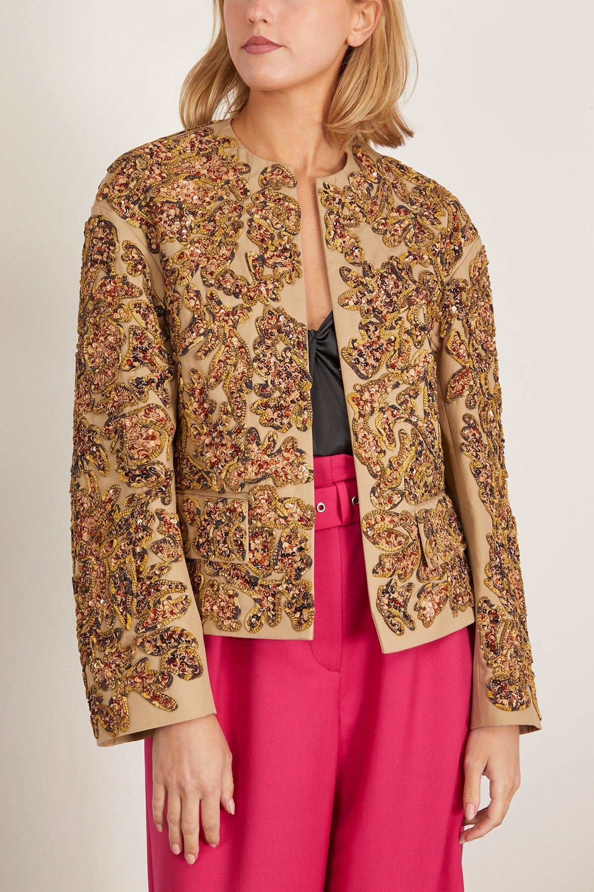 Vonda Jacket in Beige - 3