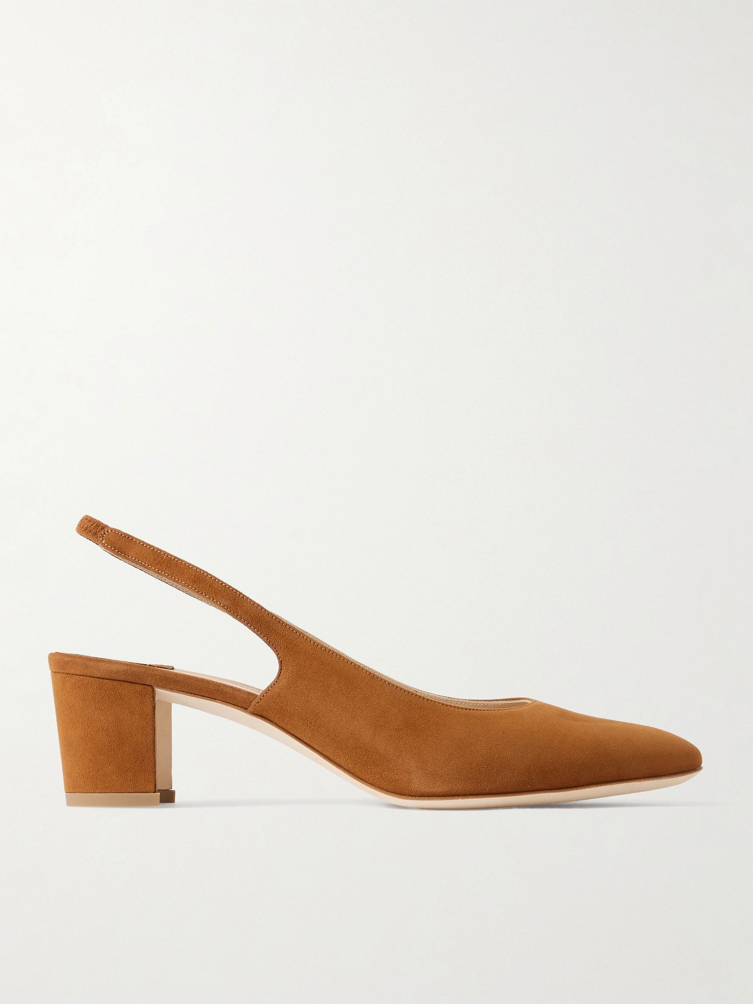 Allurasan 50 suede slingback pumps Brown - 1