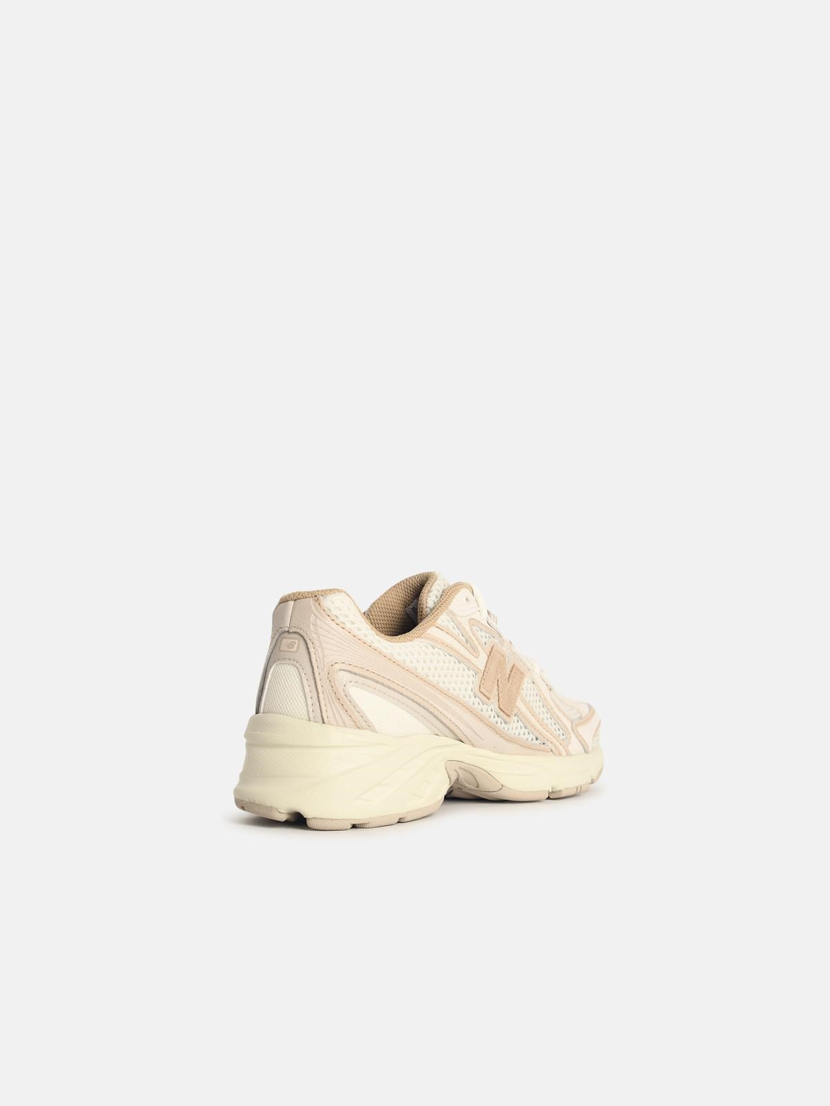 '740' BEIGE FABRIC BLEND SNEAKERS - 3