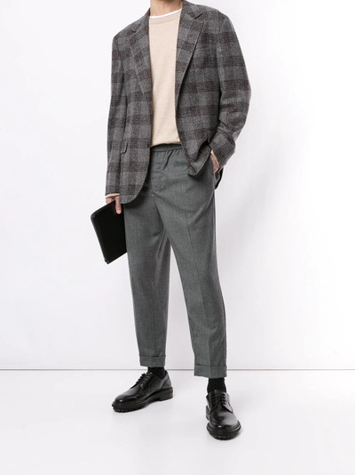 Brunello Cucinelli checked blazer outlook