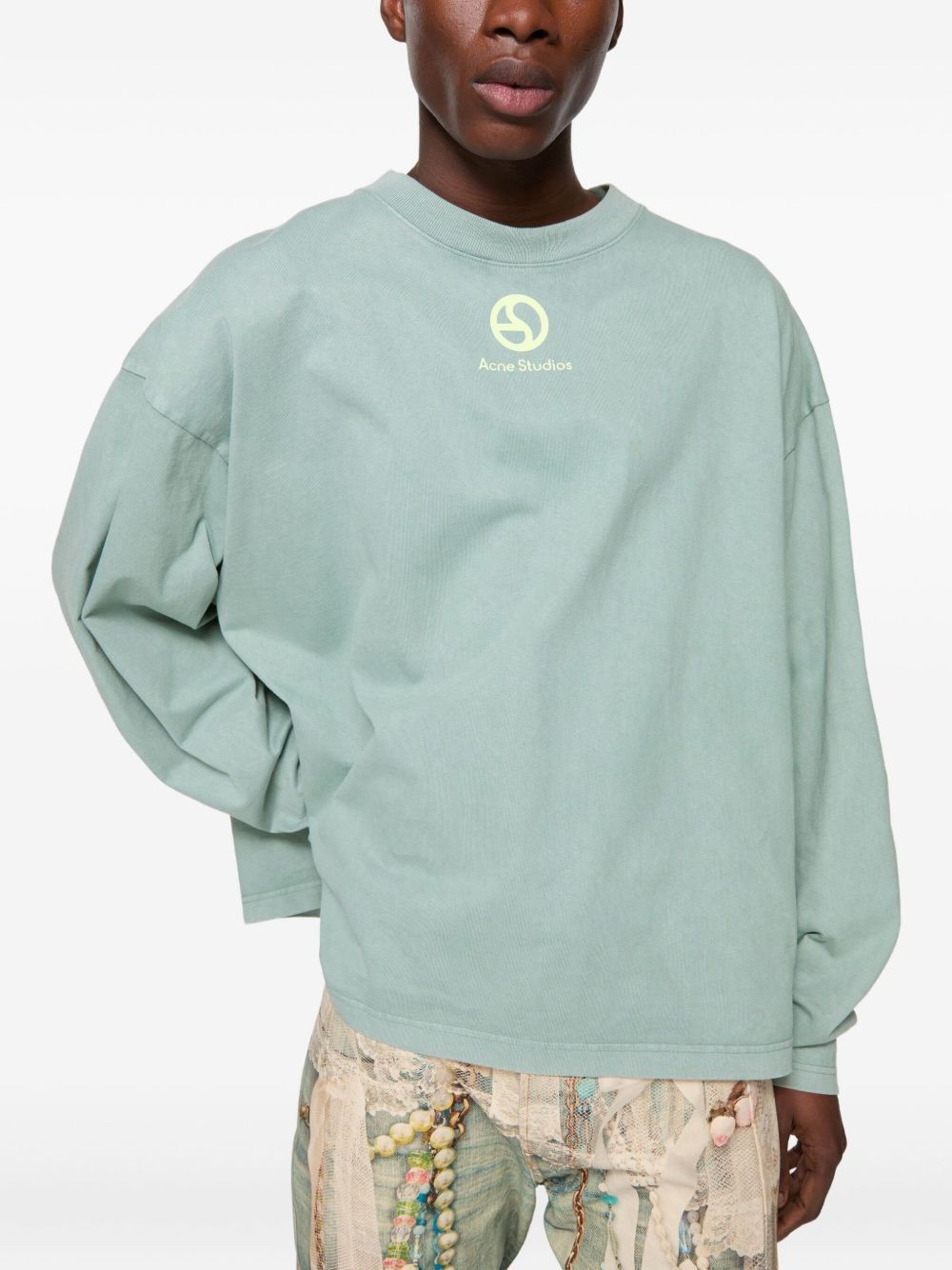 logo-printed long-sleeve T-shirt - 5