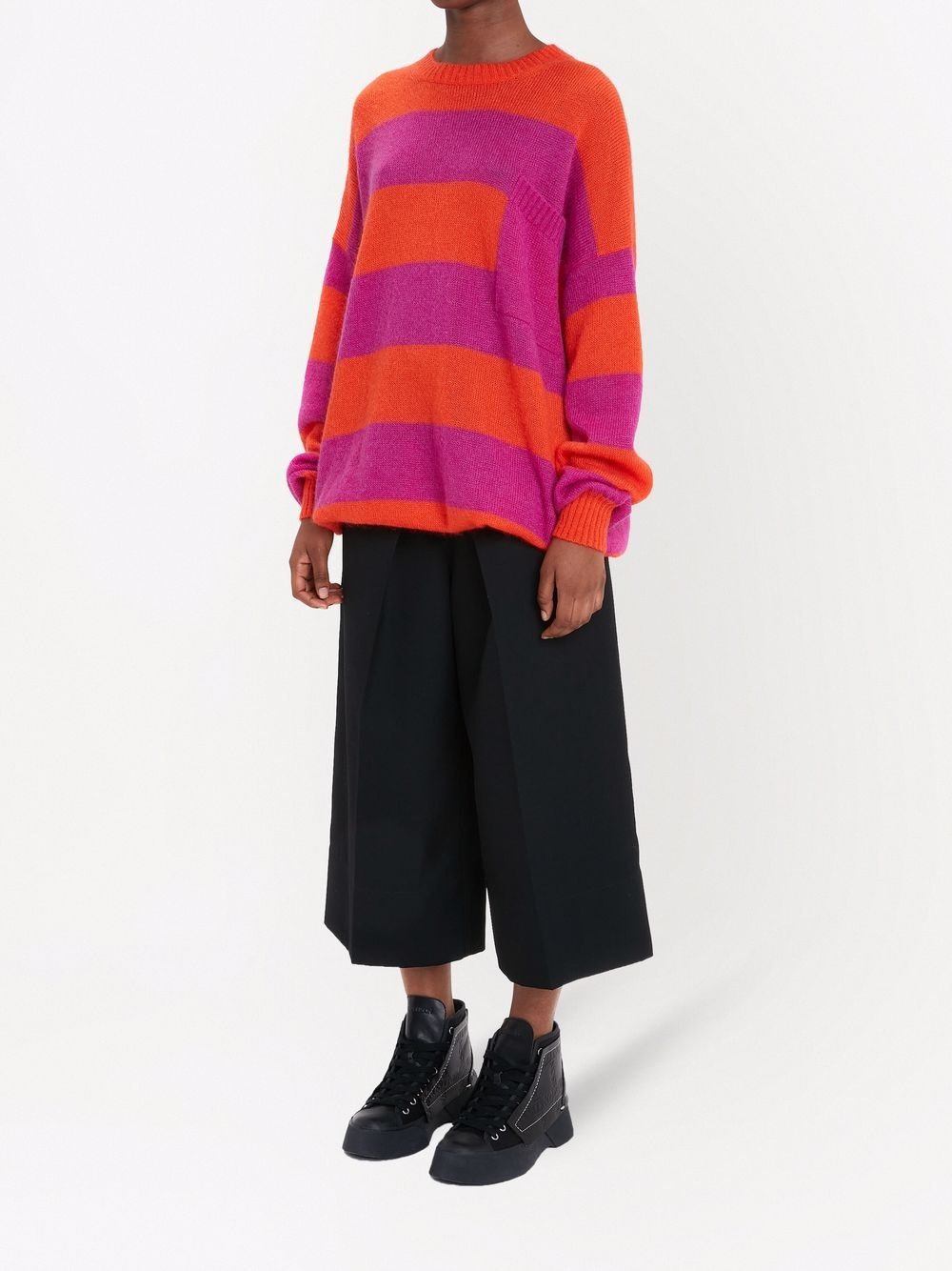 horizontal striped jumper - 3