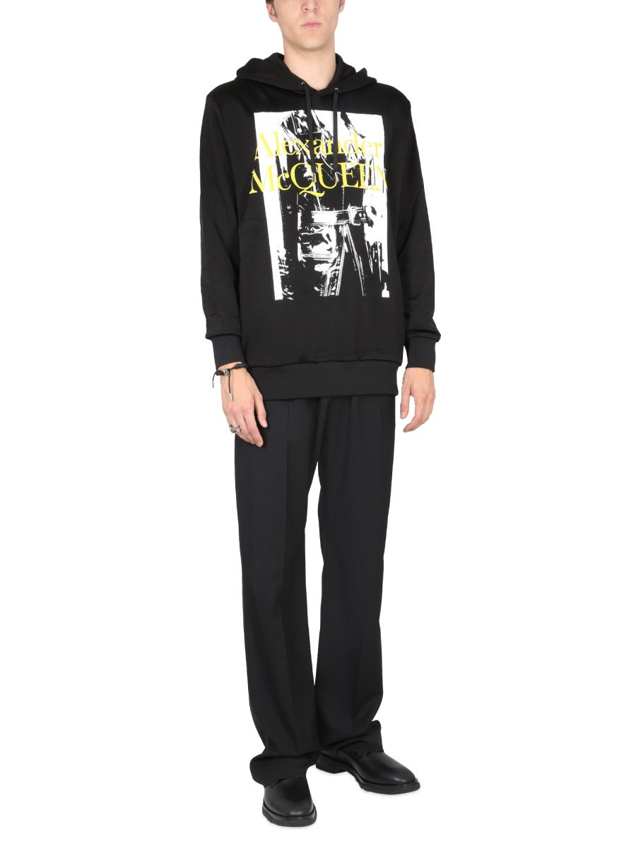 Alexander Mcqueen Men Sweatshirt With Atelier Print - 2