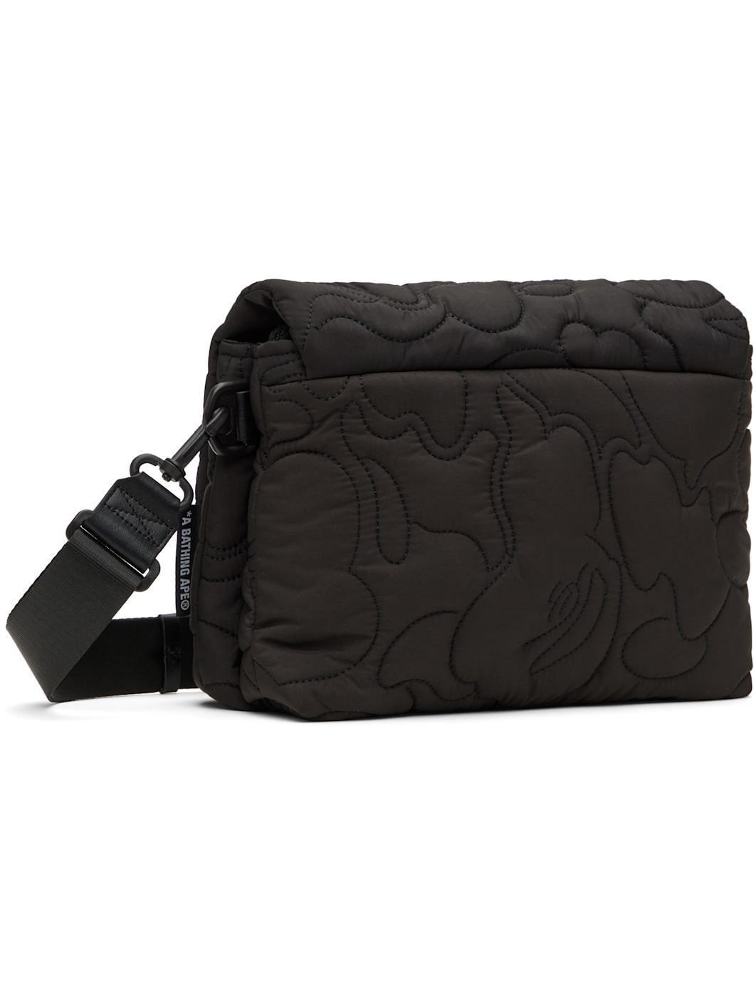 Black Line Camo Quilted M Bag - 3