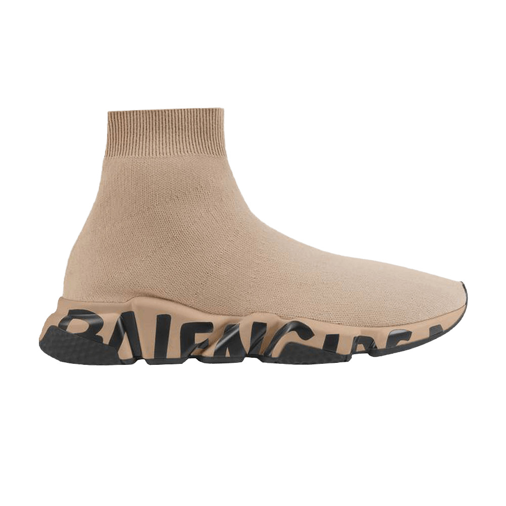 Balenciaga Speed Sneaker 'Midsole Graffiti - Beige Black' - 1