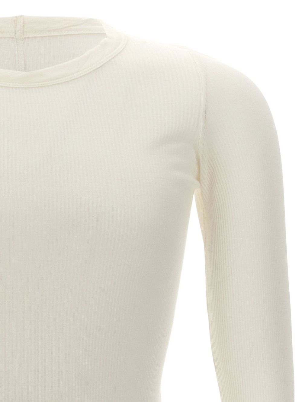 ribbed long-sleeved T-shirt - 3