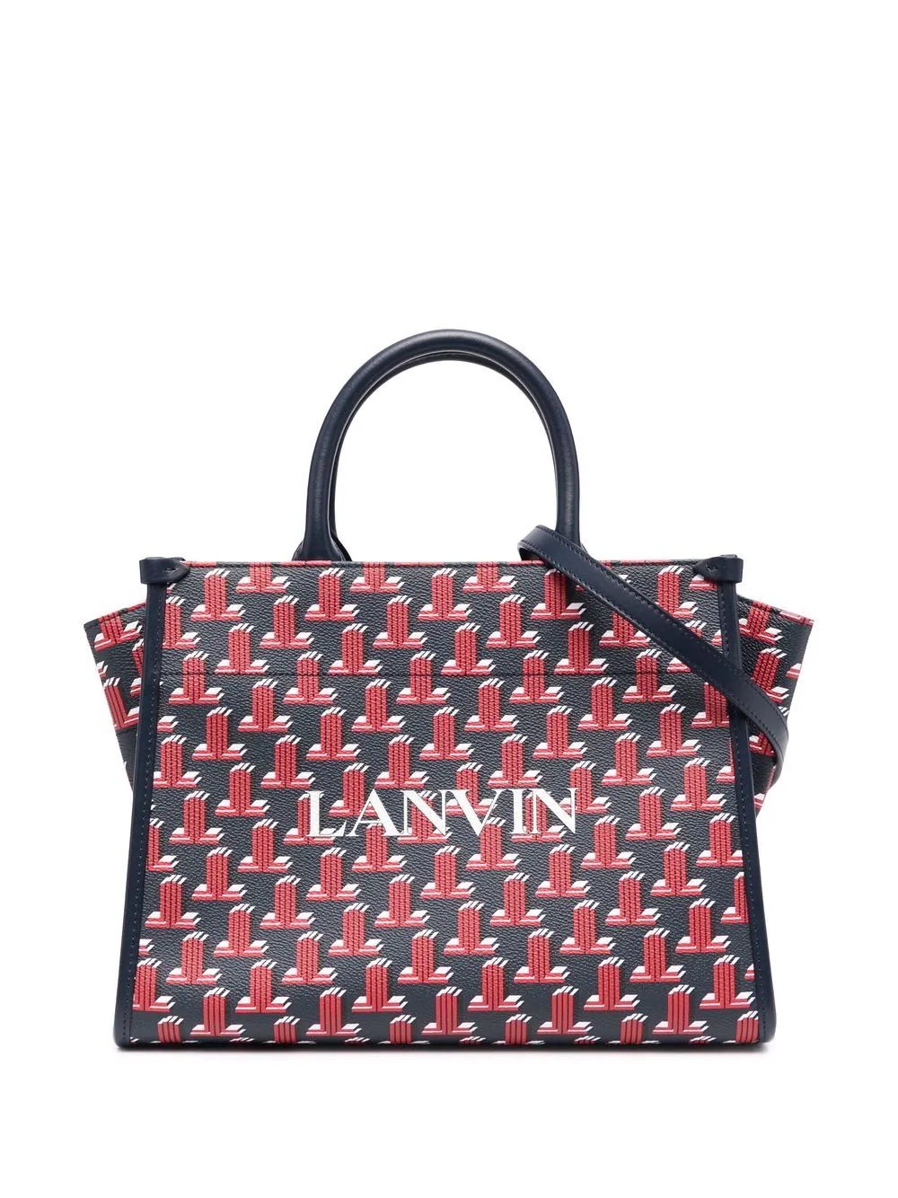 logo-print tote bag - 1