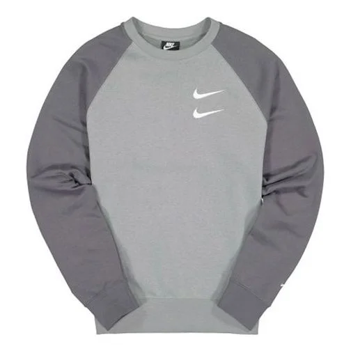 Men's Nike Casual Round Neck Long Sleeves Gray CJ4872-073 - 1