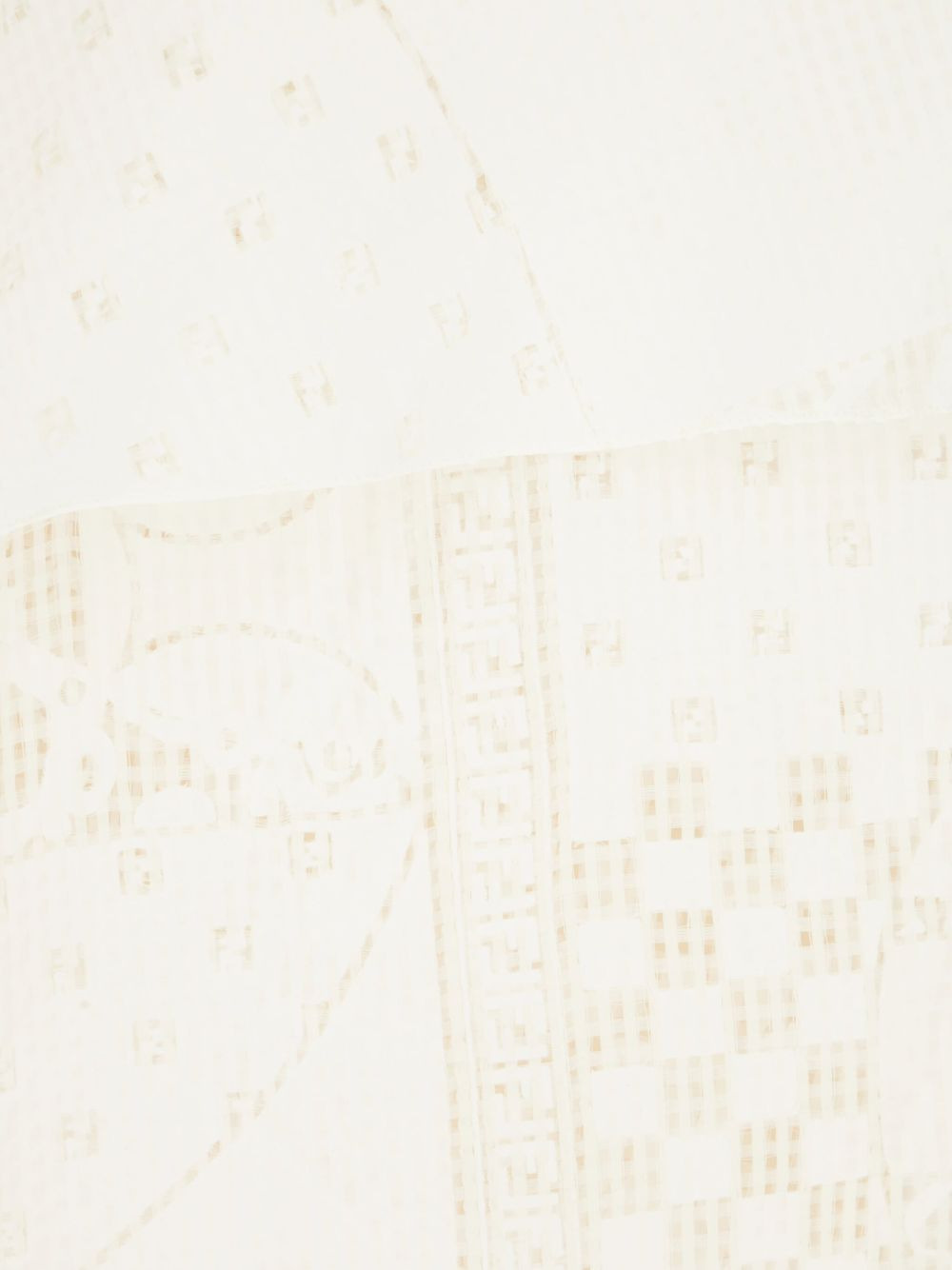 lace-paneled midi dress - 3