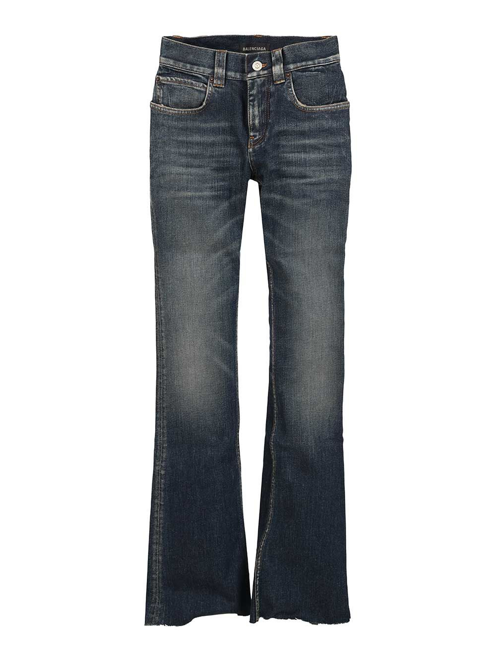 Slim Fit Bootcut Jeans Blue - 1