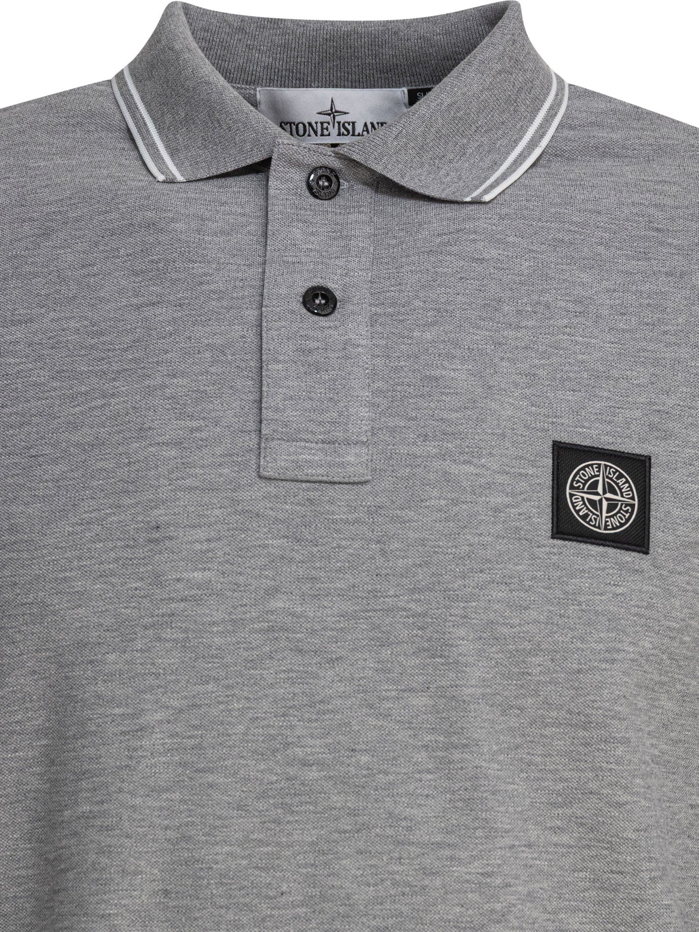 Stone Island Organic Cotton Piqué Polo Shirt - 3