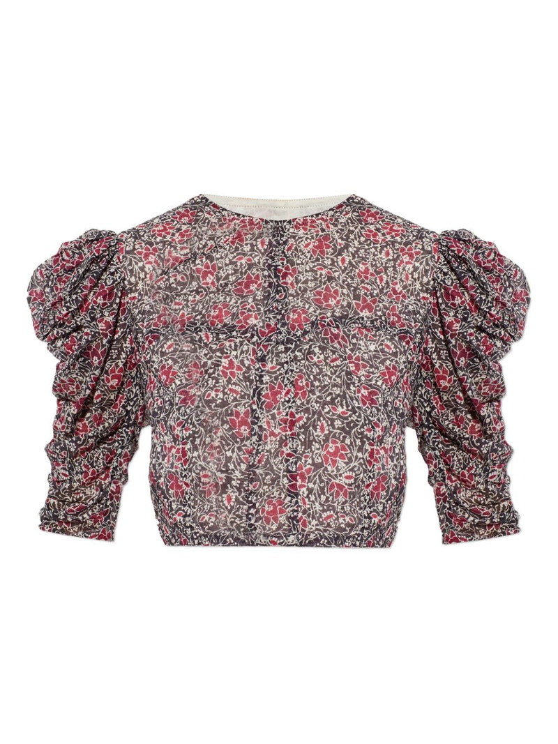 Silva floral-pattern blouse 1