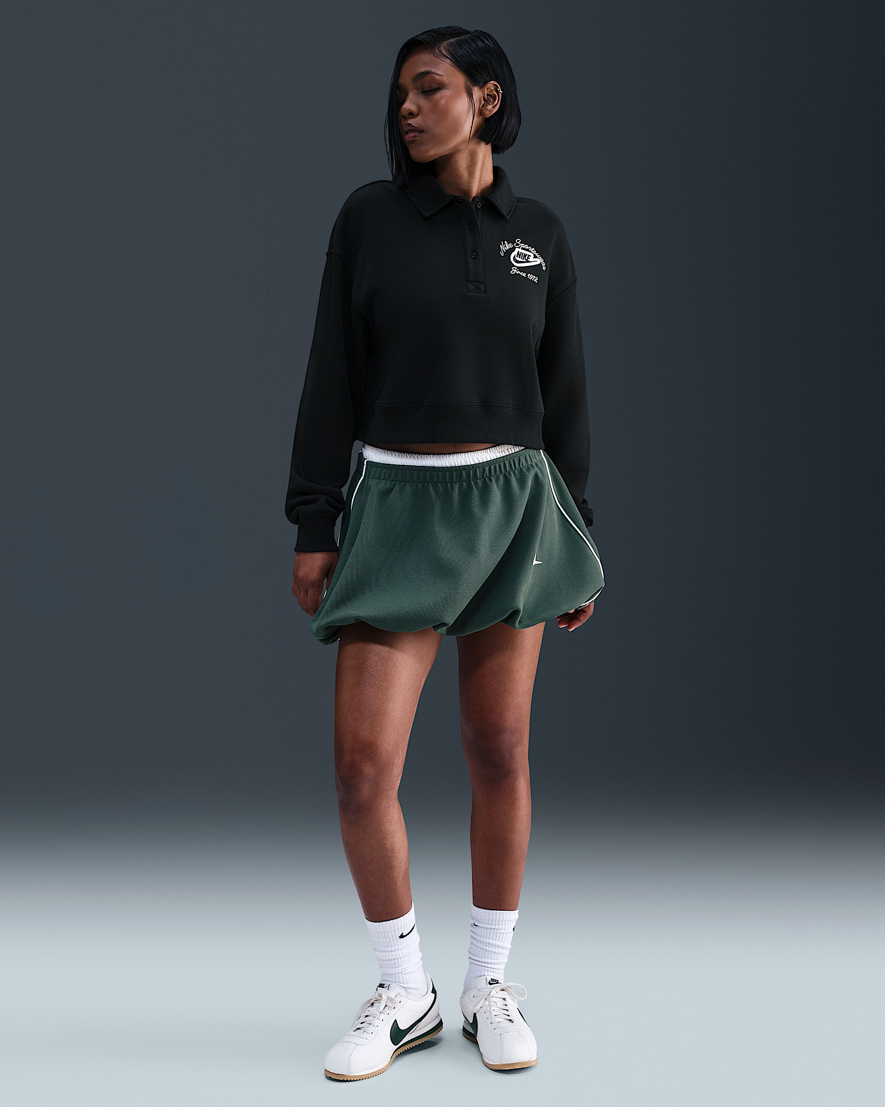 Nike Sportswear Phoenix Fleece Women's Loose Collared Pull-Over Top - 4