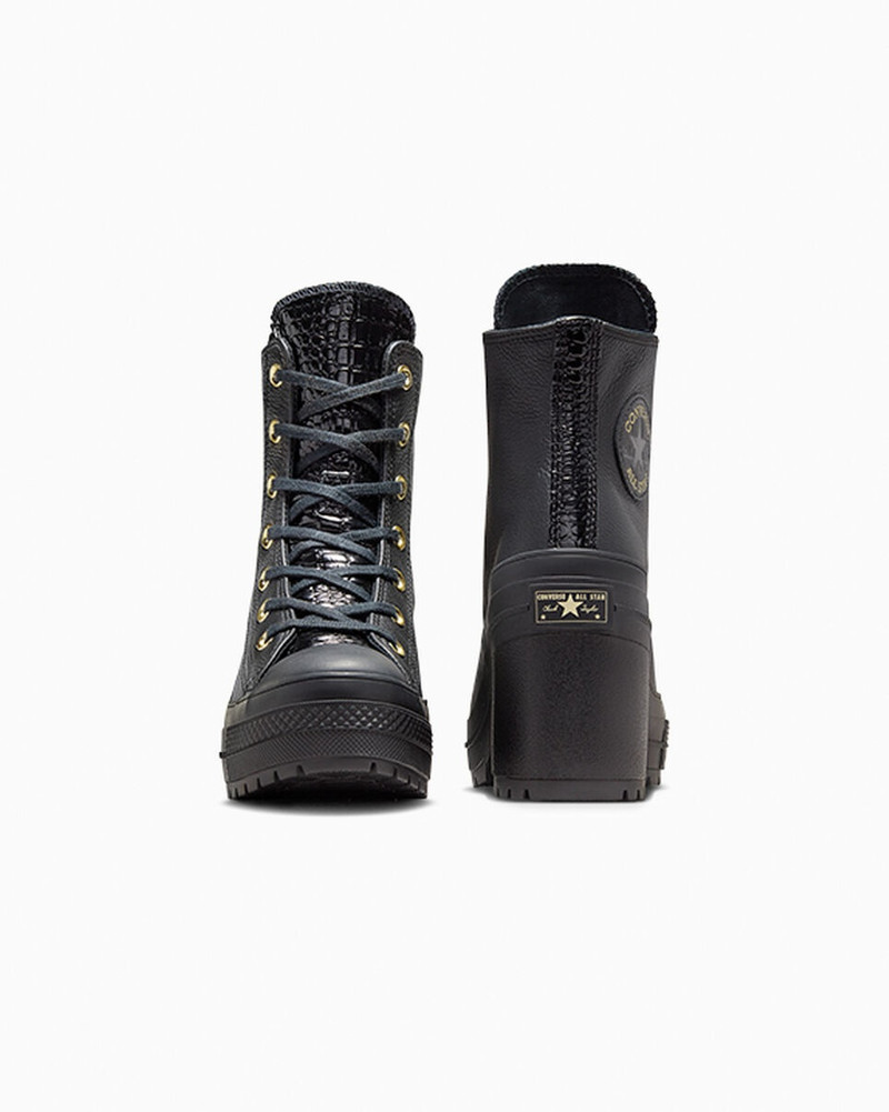 Chuck 70 De Luxe Heel Platform Leather 8