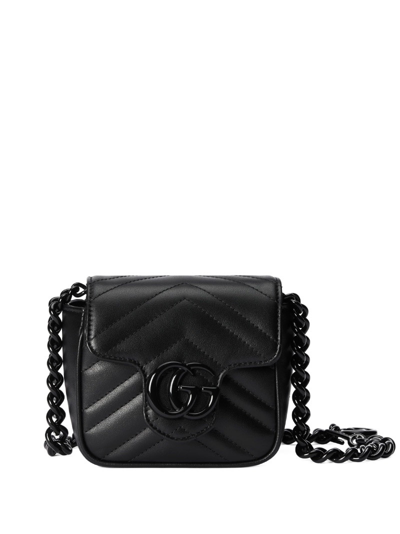 matelassé leather belt bag - 1