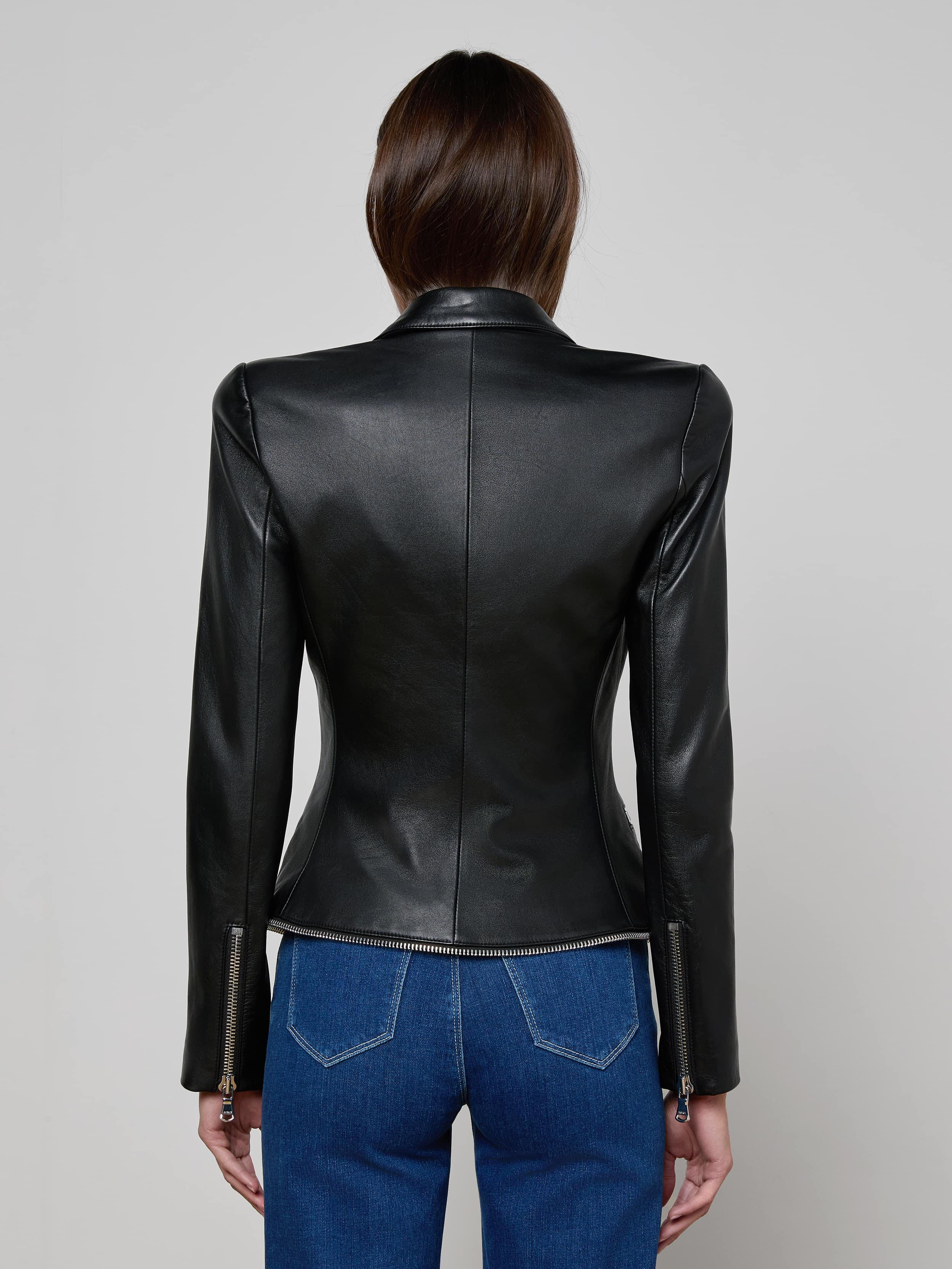 Ottilie Leather Blazer - 5