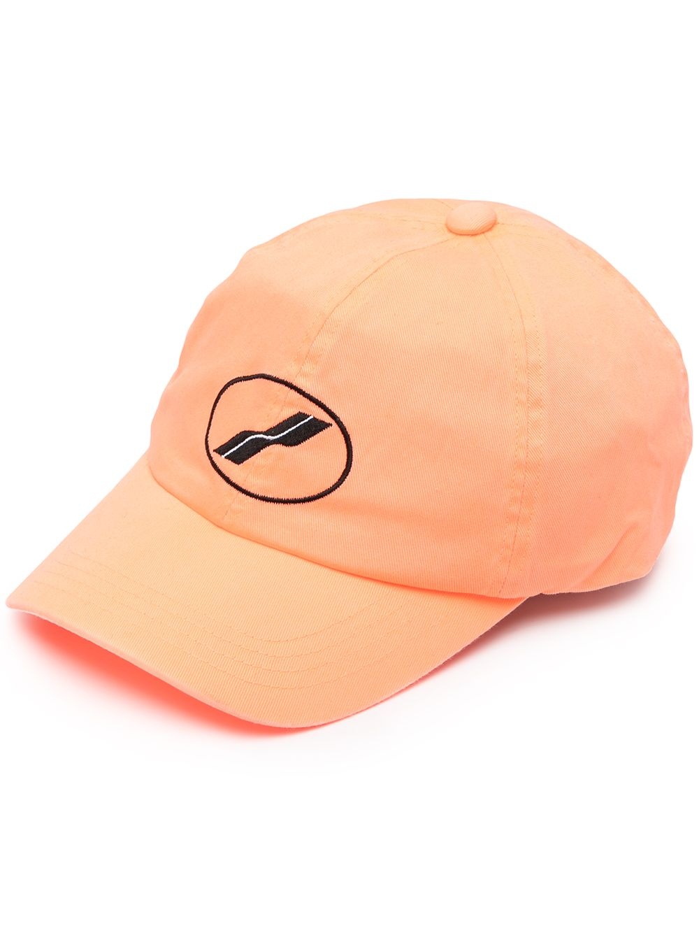 embroidered logo baseball cap - 1