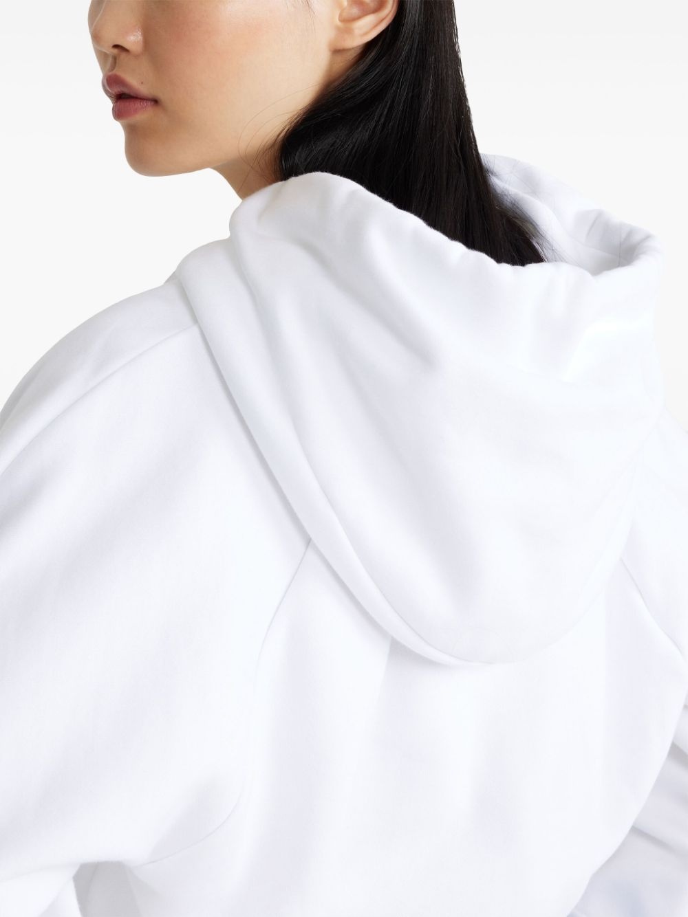 Medallion organic-cotton hoodie - 7