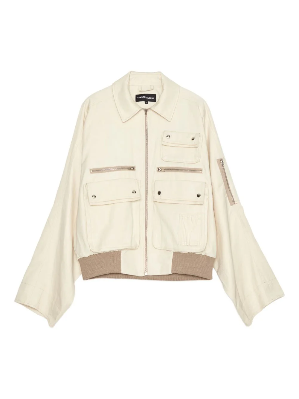 cotton bomber jacket - 1