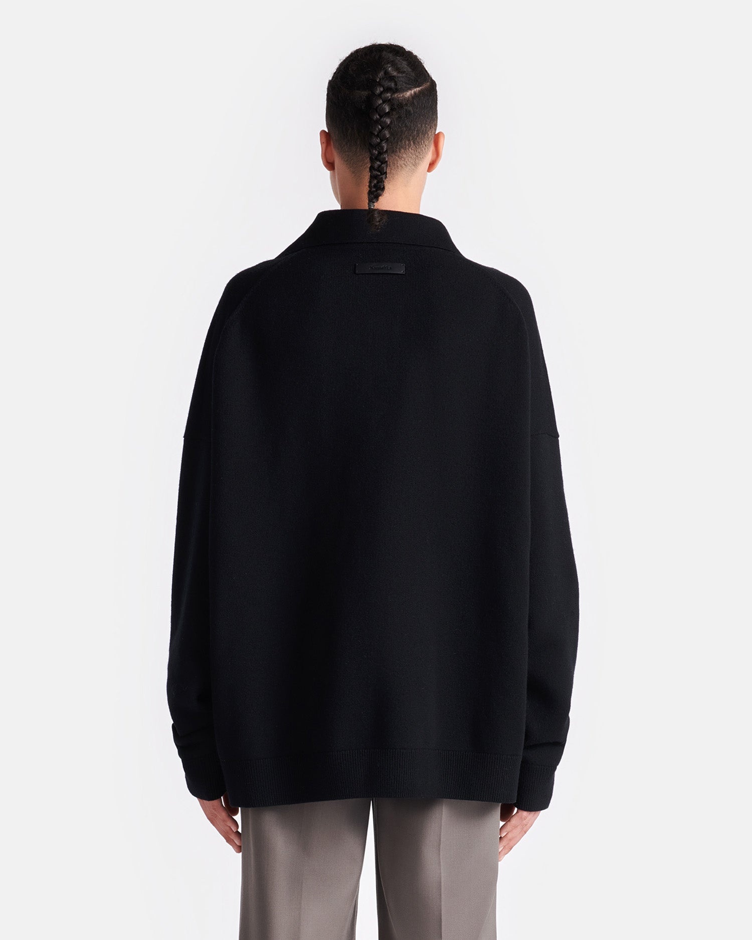 Plush Cashmere Polo-Neck Sweater - 4