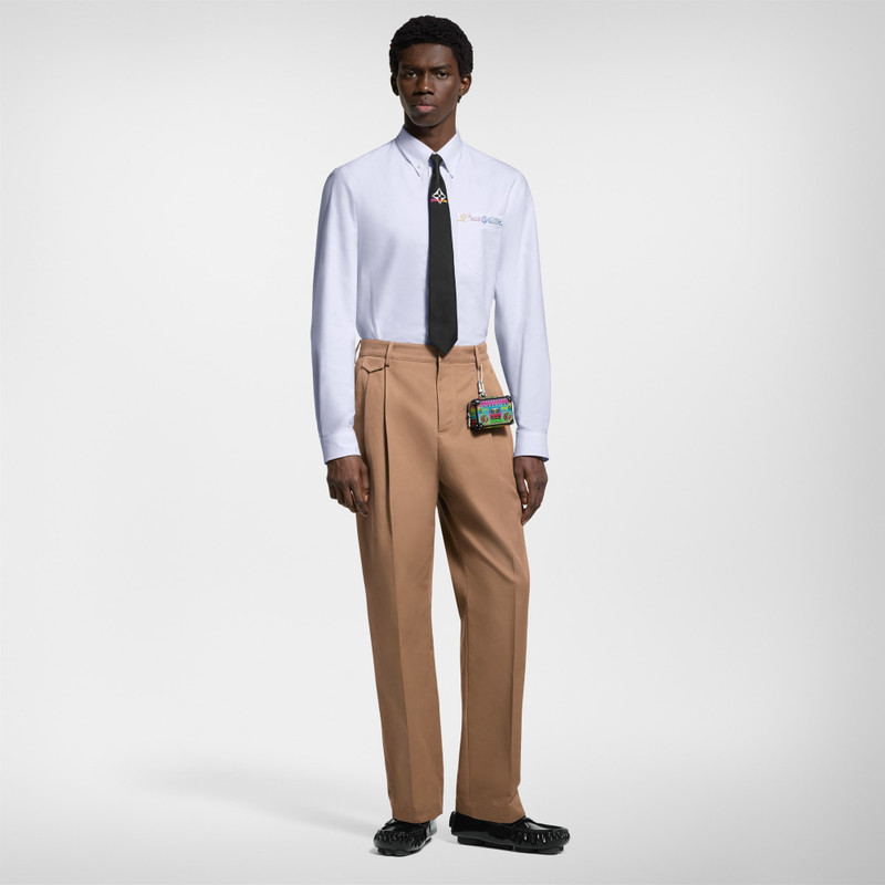 Louis Vuitton Embellished Long-Sleeved Cotton Shirt outlook