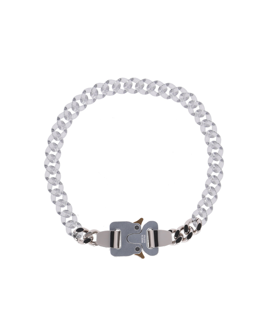NYLON AND METAL CHAIN NECKLACE - 2
