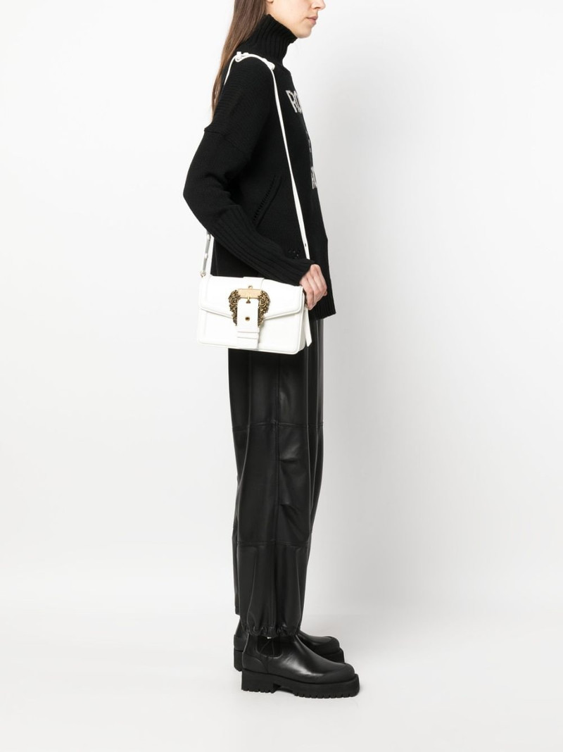 VERSACE JEANS COUTURE baroque-buckle satchel bag outlook