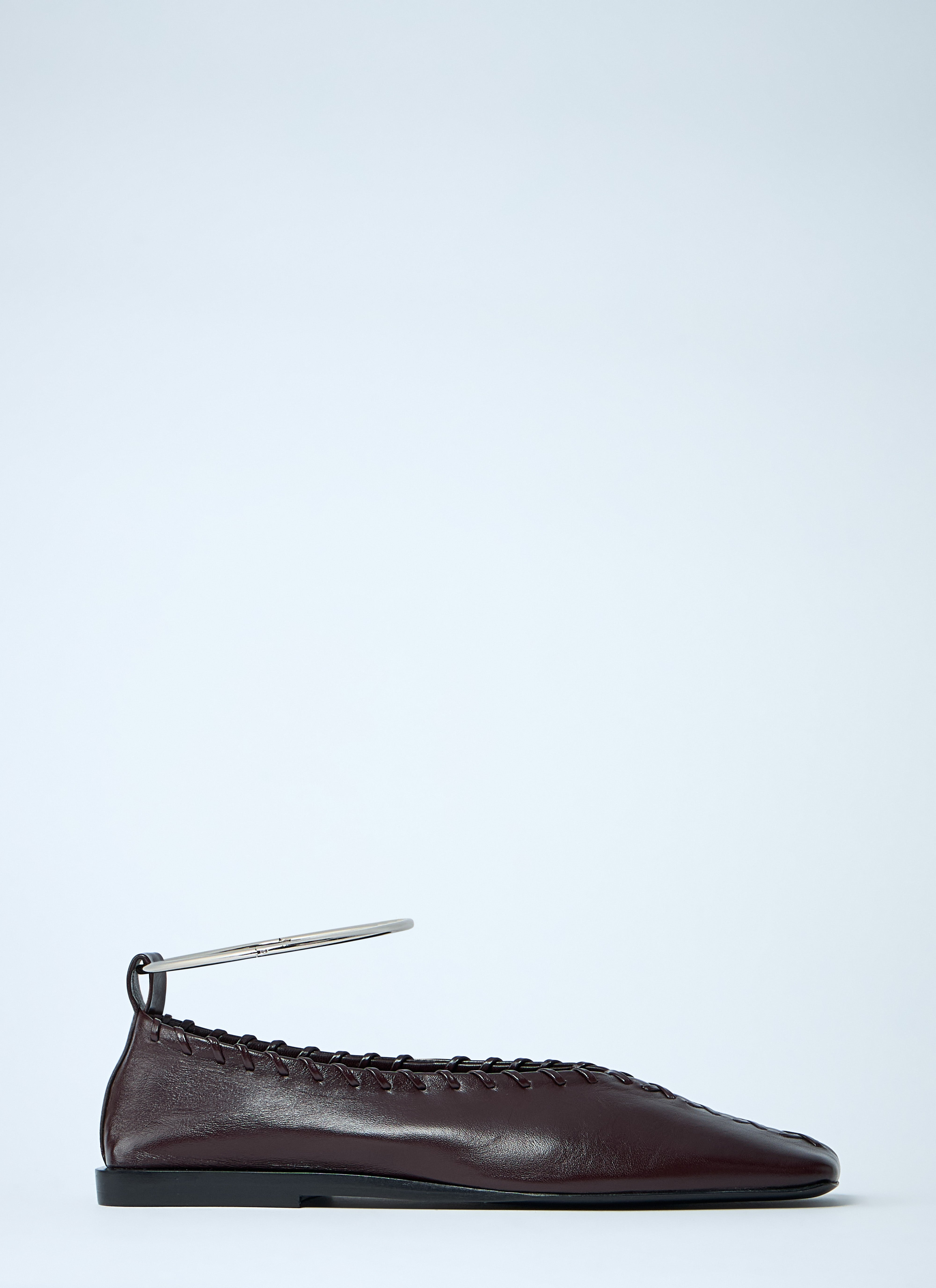 Jil Sander Women Leather Ballerina Flats - 7