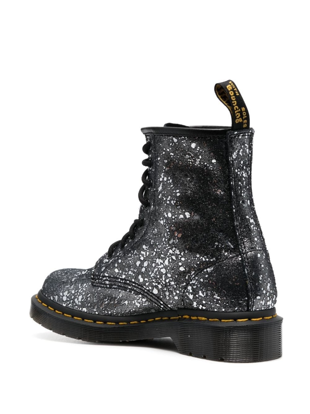 1460 metallic-finish leather boots - 3