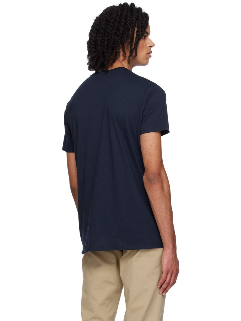 Navy V-Neck T-Shirt 3