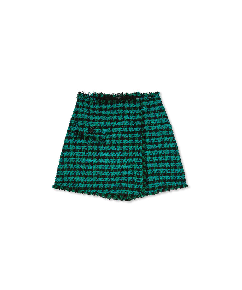 Skort with "Lurex Boucl&egrave; Tweed" motif - 1