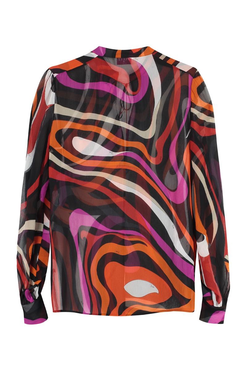 PUCCI PRINTED SILK BLOUSE - 2