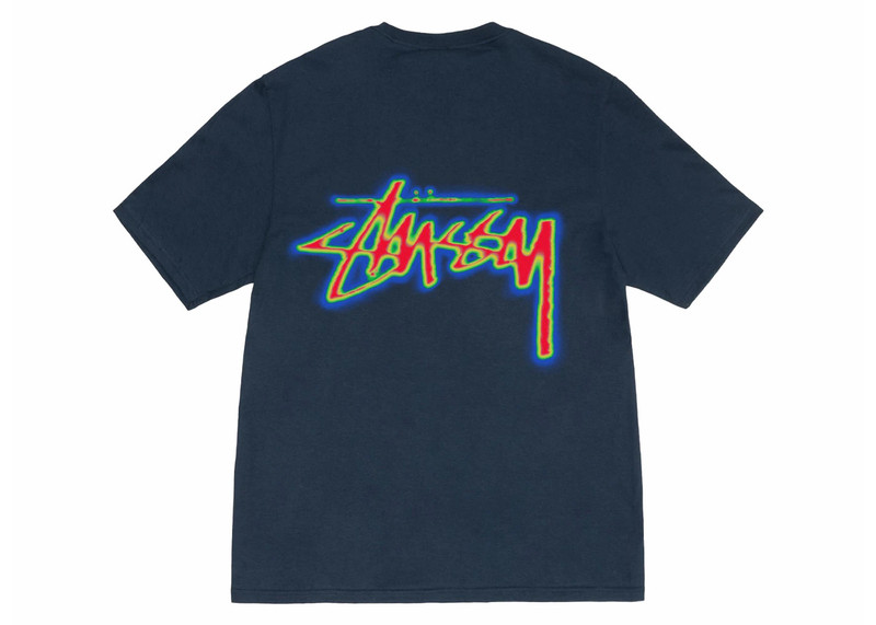 Stüssy Stussy Thermal Stock Tee Navy outlook