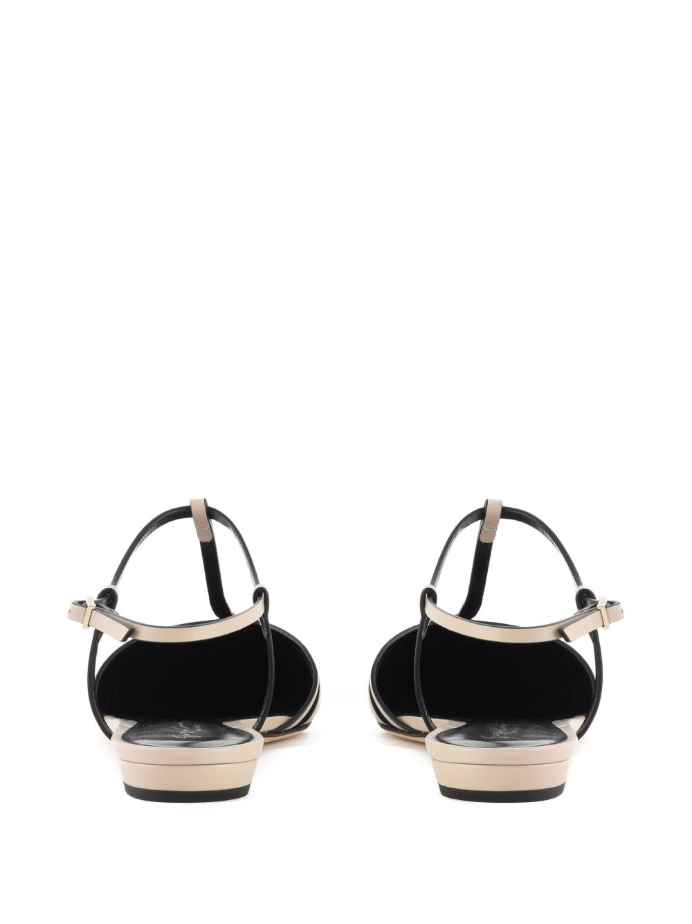 leather ballerina shoes - 3