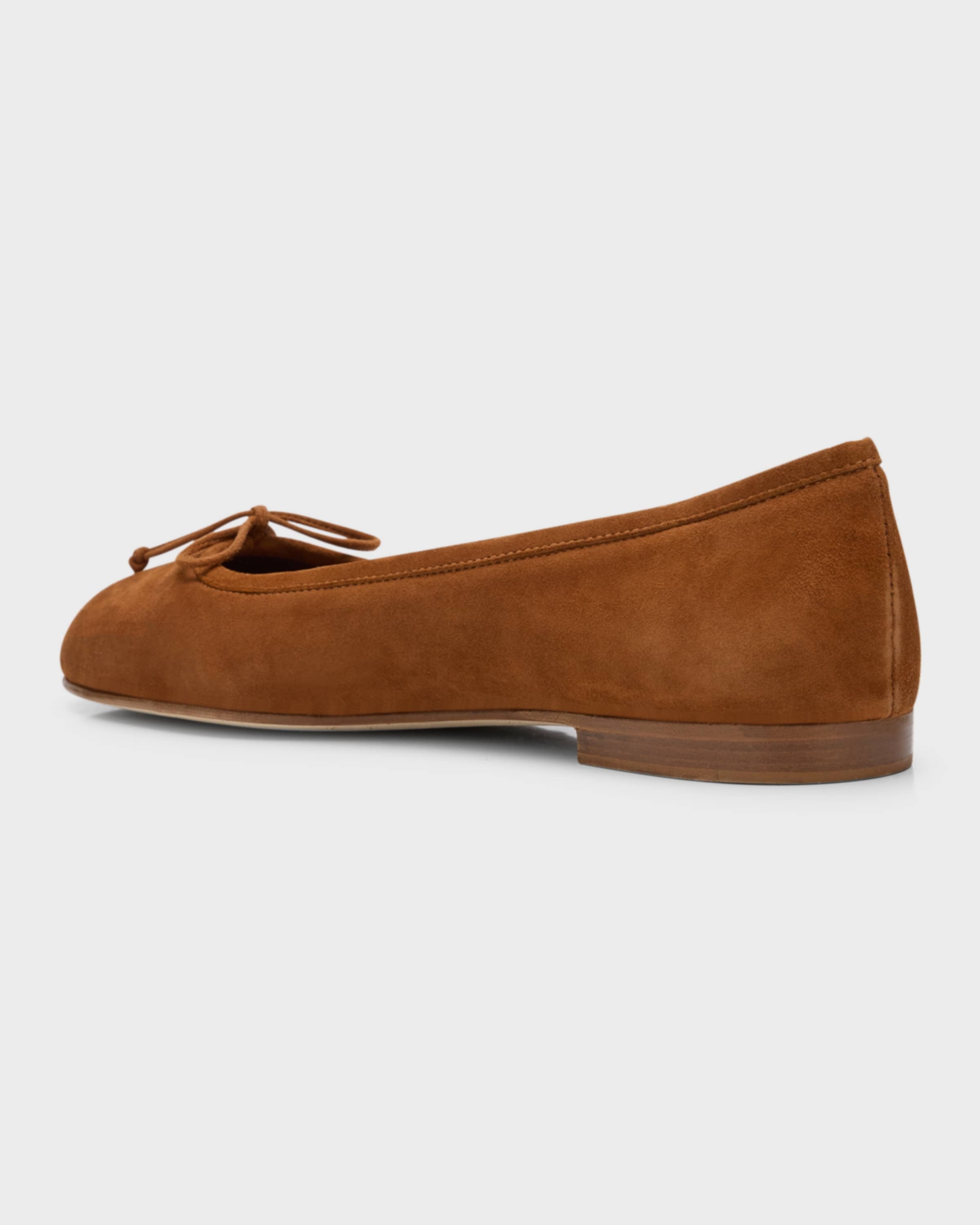 Veralli Suede Bow Ballerina Flats - 3