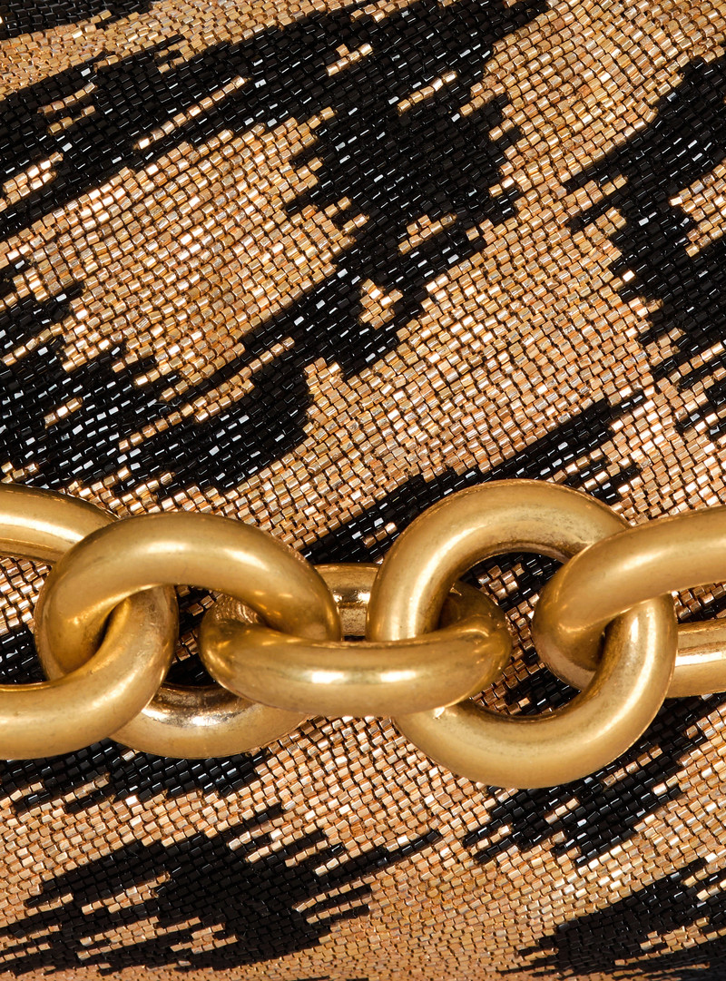 Sync Mini leopard pattern embroidered bag 7